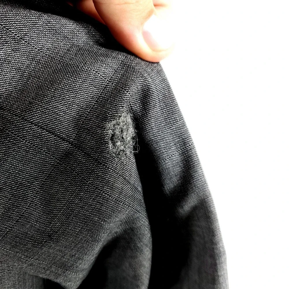 DAMAGED Joseph & Feiss Super 100s Wool 2 Button Blazer 44R Or Slim 46R Gray Shar